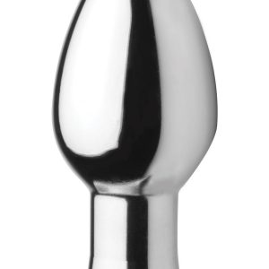 Tapón anal recargable Chrome Blast con mando a distancia - Grande