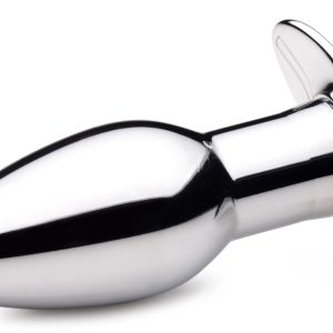 Tapón anal recargable Chrome Blast con mando a distancia - Pequeño