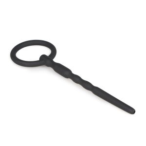 Tapón de silicona para pene con anillo de extracción