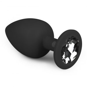 Tapón grande de diamante - Negro