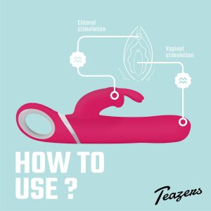 Teazers - Vibrador de conejito giratorio