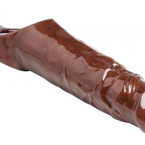 Vaina realzadora de pene realmente amplia - Marrón