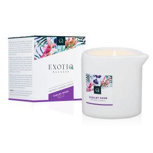 Vela para masajes Exotiq rosa violeta - 200g
