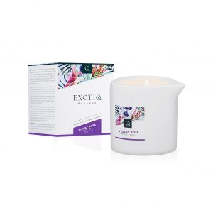 Vela para masajes Exotiq rosa violeta - 60g