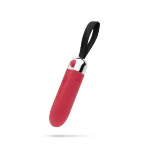 Vibrador Bullet - Recargable Rojo