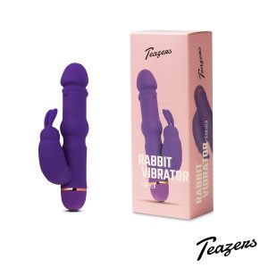 Vibrador conejito de Silicona Teazers - Púrpura