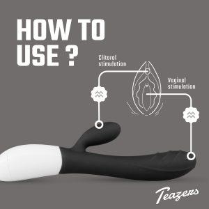 Vibrador Conejito Teazers - Negro