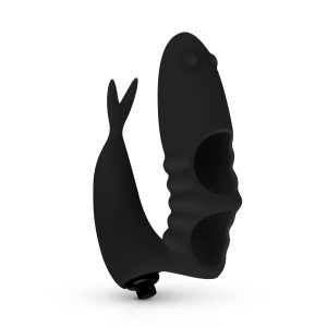 Vibrador de dedo negro