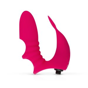 Vibrador de dedo rosado