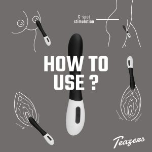 Vibrador de punto G Teazers - Negro