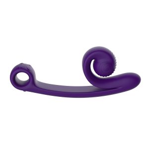 Vibrador Doble Snail Vibe Curve - Morado