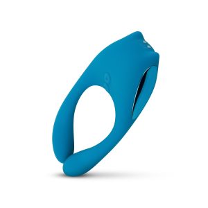 Vibrador flexible para parejas - Azul