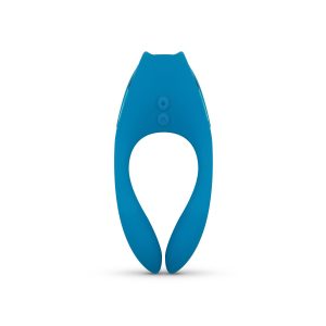 Vibrador flexible para parejas - Azul