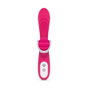 Vibrador Rabbit con Lengua Giratoria - Rosa
