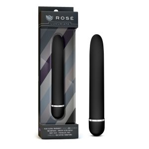 Vibrador Rose Luxuriate - Negro