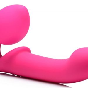 Vibrador Strapless Vibrador Vibrante G-Pulse con Control Remoto - Rosa