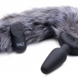 Vibrerende Anaal Plug Met Staart - Vos