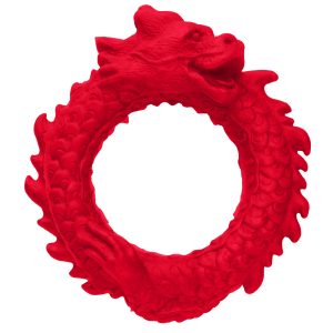 XR Brands - Ascenso del Anillo de Pene de Silicona Dragón - Rojo
