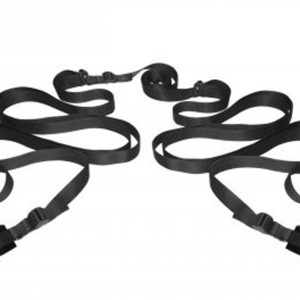 XR Brands - Conjunto de Bondage para la Cama Hold Me - Negro