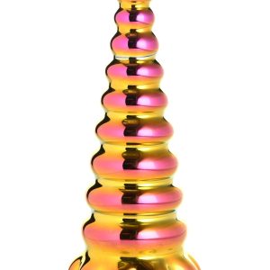 XR Brands - Dildo de Vidrio Arcoíris Crepuscular