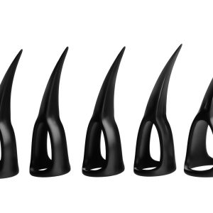 XR Brands - Juego de 10 Garras - Negro