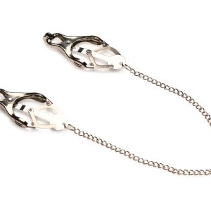 XR Brands - Pinzas para Pezones de Trébol - Plata