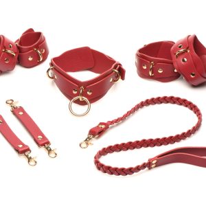 XR Brands - Set de restricciones para amantes - Rojo