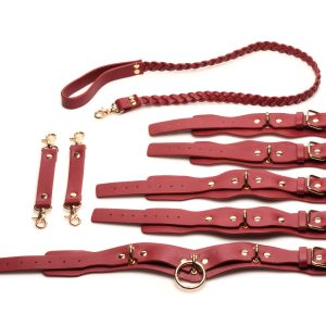 XR Brands - Set de restricciones para amantes - Rojo